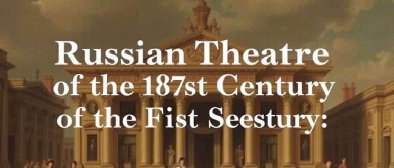 Русский театр XVIII века: первые шаги